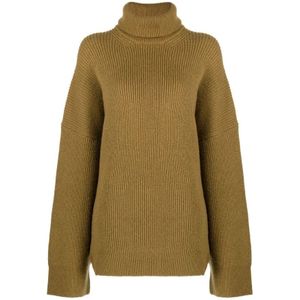 The Attico, Dames, Truien, Groen, Maat: XS Wol,