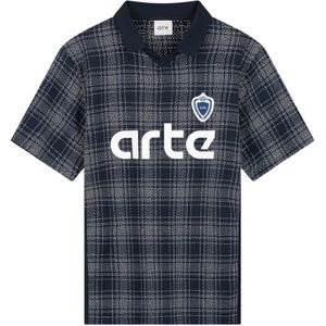 Arte Antwerp, Heren, Tops, Blauw, Maat: L Katoen,