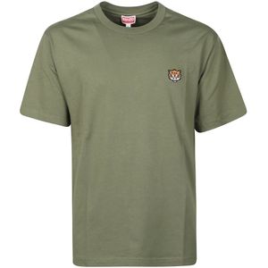 Kenzo, Heren, Tops, Groen, Maat: L Katoen,