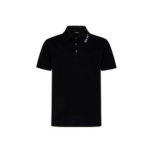 Balmain Zwart Poloshirt met Geborduurd Logo , Black , Heren , Maat: 2XL