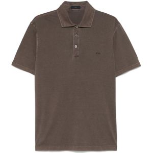 Fay, Heren, Tops, Bruin, Maat: 2XL Katoen,