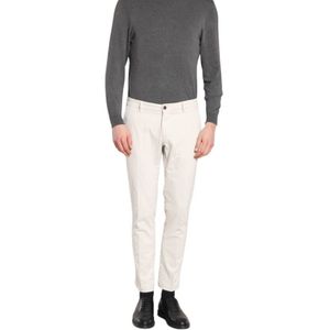 Mason's, Heren, Broeken, Wit, Maat: S Katoen,