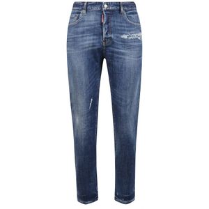 Dsquared2, Heren, Jeans, Blauw, Maat: S