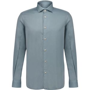 Boglioli, Heren, Overhemden, Blauw, Maat: XL