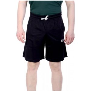 Emporio Armani Ea7, Heren, Korte broeken, Zwart, Maat: M