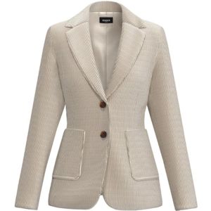 Marella, Dames, Jassen, Wit, Maat: 2XS Velours,