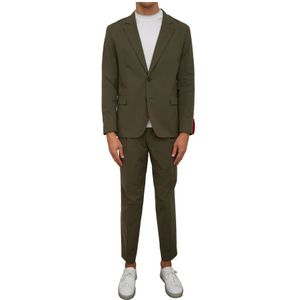 Hugo Boss, Heren, Pakken, Groen, Maat: S