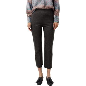 Odeeh, Dames, Broeken, Grijs, Maat: M Viscose,