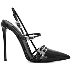 Philipp Plein, Dames, Schoenen, Zwart, Maat: 38 EU