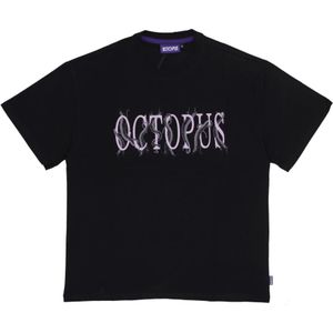 Octopus, Heren, Tops, Zwart, Maat: XS Katoen,