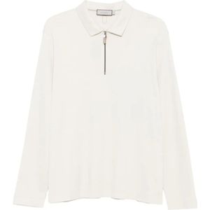 Canali, Heren, Tops, Beige, Maat: XL Katoen,