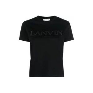 Lanvin T-Hemden , Black , Dames , Maat: S