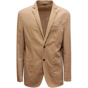 At.P.Co, Heren, Jassen, Beige, Maat: XL Velours,