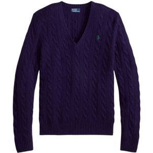 Ralph Lauren, Dames, Truien, Paars, Maat: S Wol,