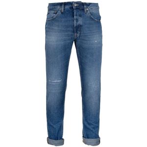Dondup, Heren, Jeans, Blauw, Maat: W30 Katoen,