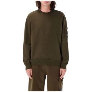 C.p. Company, Heren, Sweatshirts & Hoodies, Groen, Maat: L Katoen,