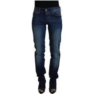 Just Cavalli, Dames, Jeans, Blauw, Maat: W26 Denim,