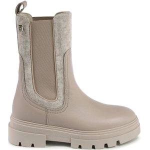 Tommy Hilfiger, Dames, Schoenen, Beige, Maat: 37 EU Leer,