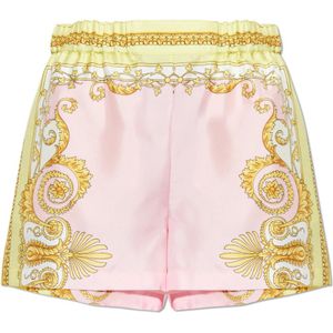 Versace, Dames, Korte broeken, Roze, Maat: M Zijde,