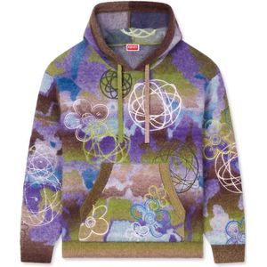 Kenzo, Heren, Sweatshirts & Hoodies, Veelkleurig, Maat: L Wol,