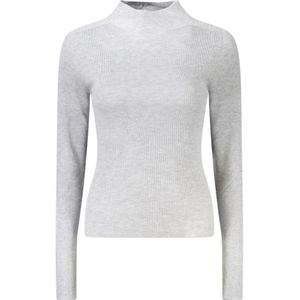 Guess - Grijze Wol High-Neck Sweater - Dames - Vesten