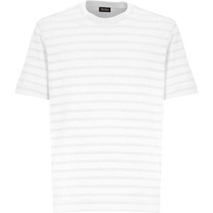 Ermenegildo Zegna, Heren, Tops, Beige, Maat: XL Katoen,