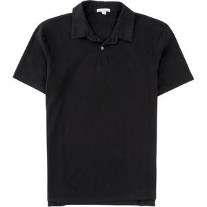 James Perse, Heren, Tops, Zwart, Maat: S Katoen,