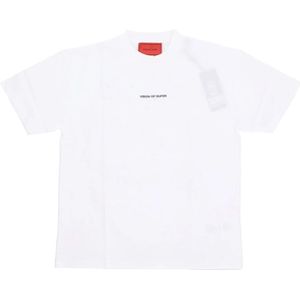 Vision OF Super, Heren, Tops, Wit, Maat: L Katoen,