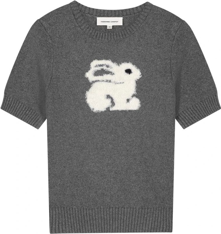 Fabienne Chapot - Alice Pullover - Grijs - Trui - Dames - Katoen