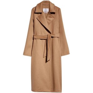 Max Mara, Dames, Mantels, Beige, Maat: L