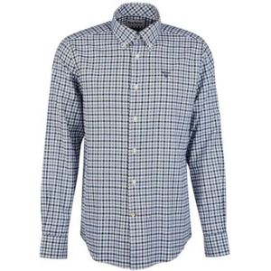 Barbour, Heren, Overhemden, Blauw, Maat: S