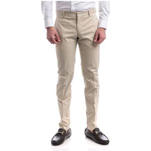 PT Torino, Heren, Broeken, Beige, Maat: M Katoen,