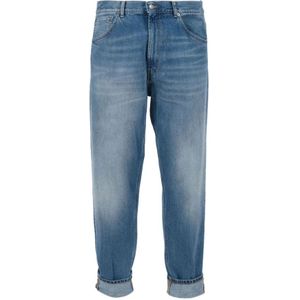Dondup, Heren, Jeans, Blauw, Maat: W30 Katoen,