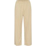 Kaffe Broek 'KANaya'  ecru / donkerbeige