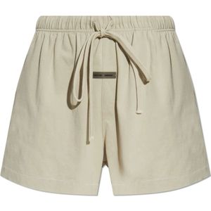 Fear Of God, Dames, Korte broeken, Grijs, Maat: XS Katoen,