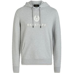 Belstaff, Heren, Sweatshirts & Hoodies, Grijs, Maat: S Katoen,
