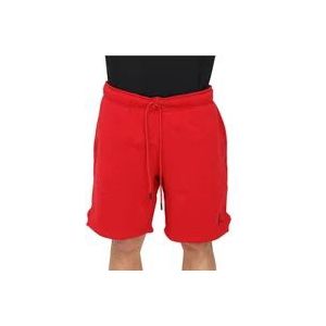 Nike Casual shorts met elastische tailleband en verstelbaar trekkoord , Red , unisex , Maat: M