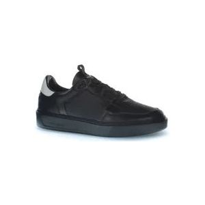 Woolrich Klassieke Zwarte Basketbalsneaker , Black , Heren , Maat: 44 EU