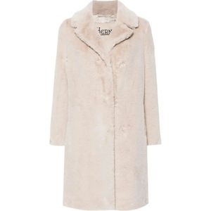 Herno, Dames, Mantels, Wit, Maat: 3XS Katoen,