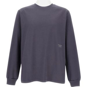 Pas Normal Studios, Heren, Tops, Grijs, Maat: L Katoen,