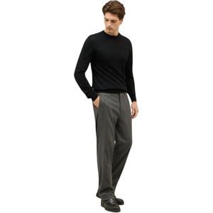 Boglioli, Heren, Broeken, Grijs, Maat: S Flanel,