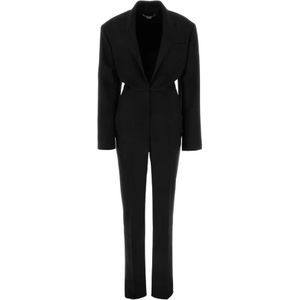Stella McCartney, Dames, Jumpsuits & Playsuits, Zwart, Maat: 2XS Zijde,