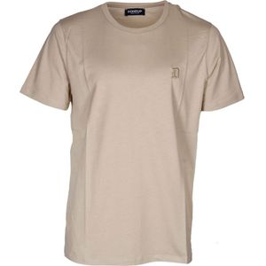 Dondup, Heren, Tops, Beige, Maat: 2XL Katoen,