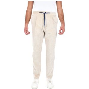 Drumohr, Heren, Broeken, Wit, Maat: 2XL Katoen,