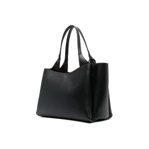 Tod's Zwarte tassen met T hanger , Black , Dames , Maat: ONE Size