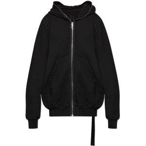 Rick Owens, Heren, Sweatshirts & Hoodies, Zwart, Maat: M