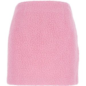 Atelier Edition, Dames, Rokken, Roze, Maat: S Leer,