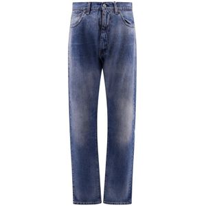 Maison Margiela, Dames, Jeans, Blauw, Maat: W26 Katoen,