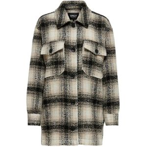 Only, Dames, Mantels, Veelkleurig, Maat: S Poliester,