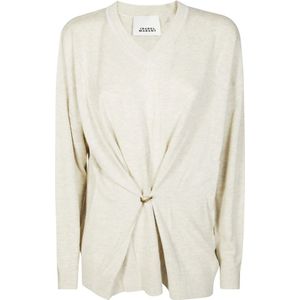 Marant étoile, Dames, Truien, Beige, Maat: XS